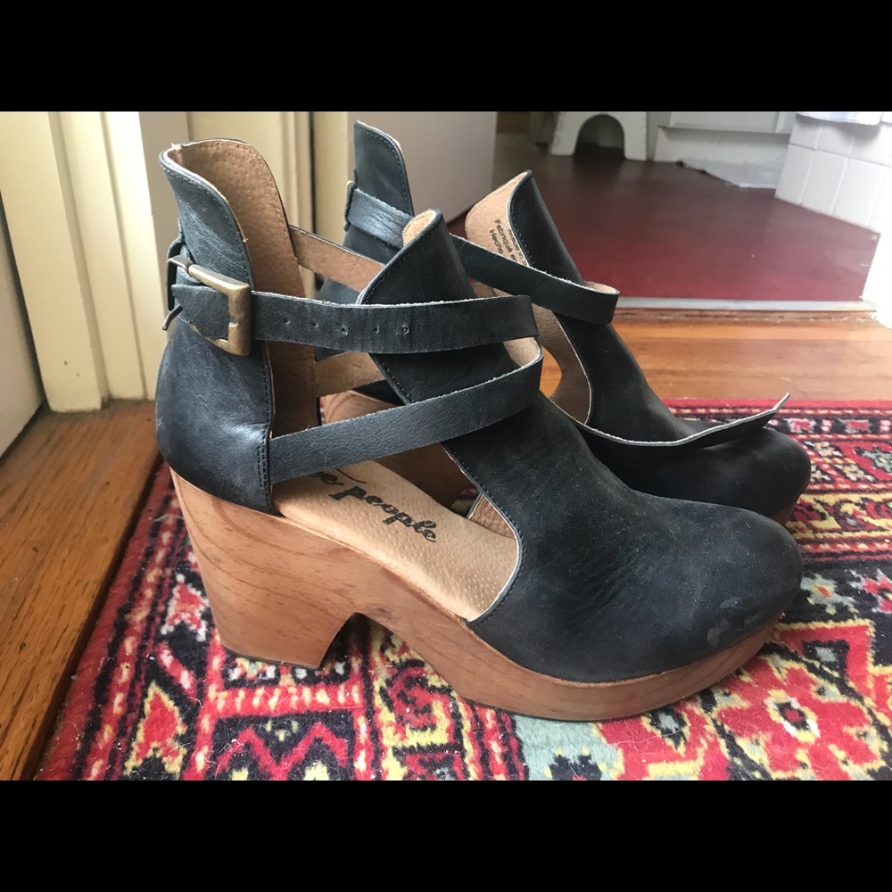 Free People Cedar Clog Heels